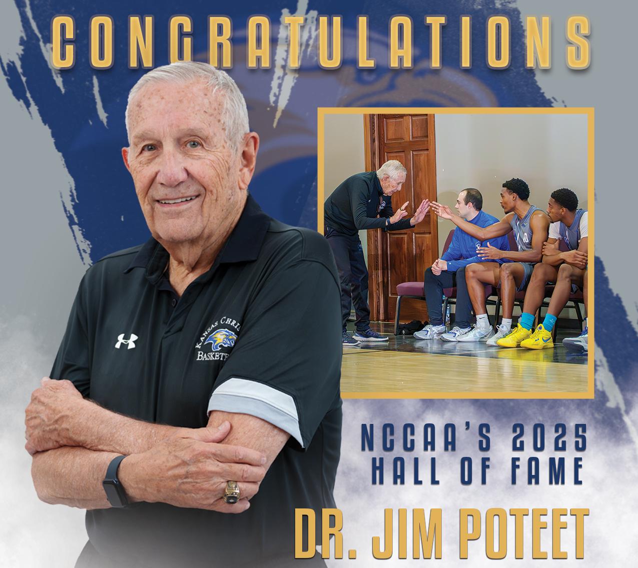 Dr. Poteet Named to NCCAA Hall of Fame