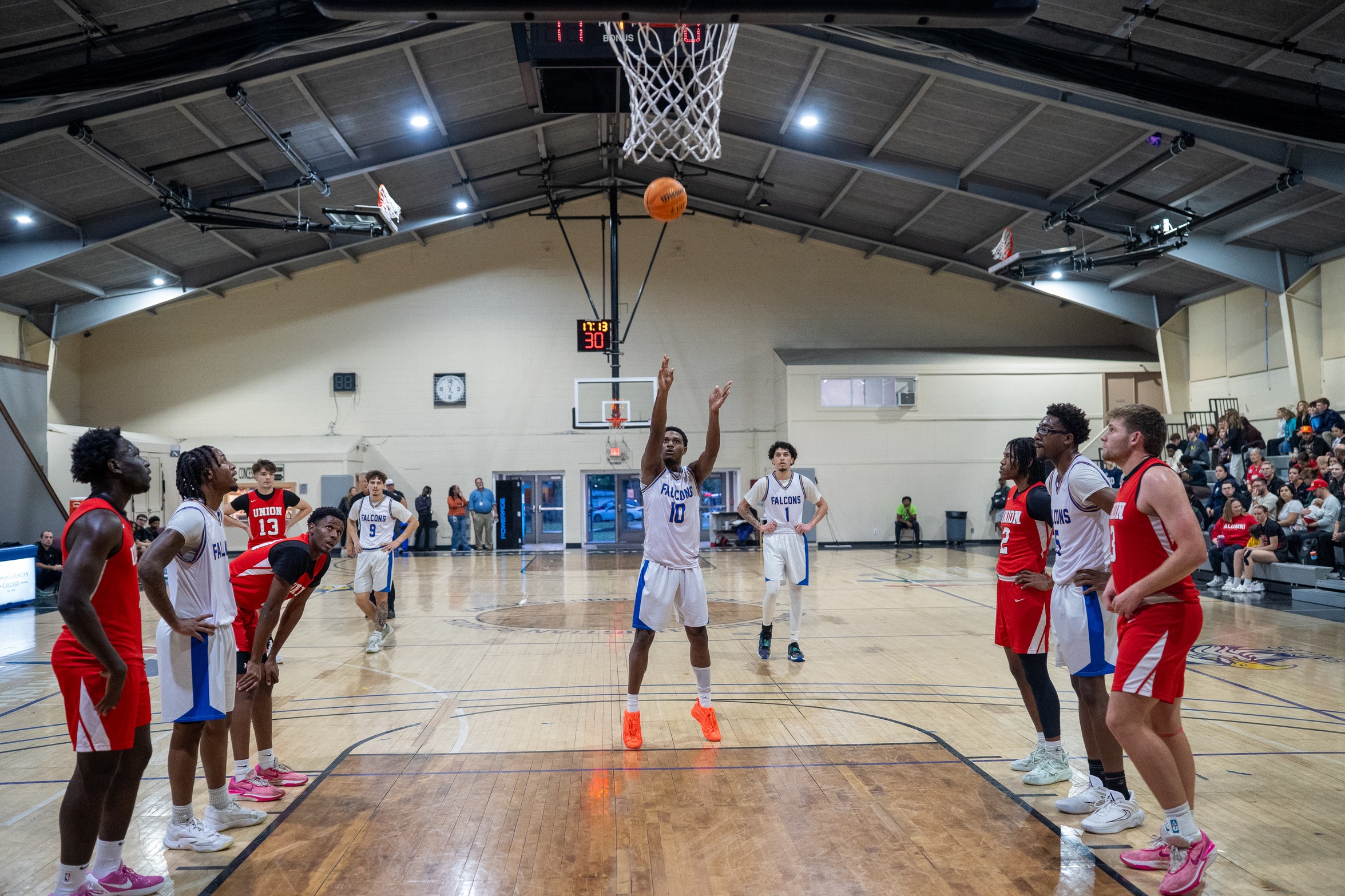Werts Powers Falcons Past Trinity Bible College