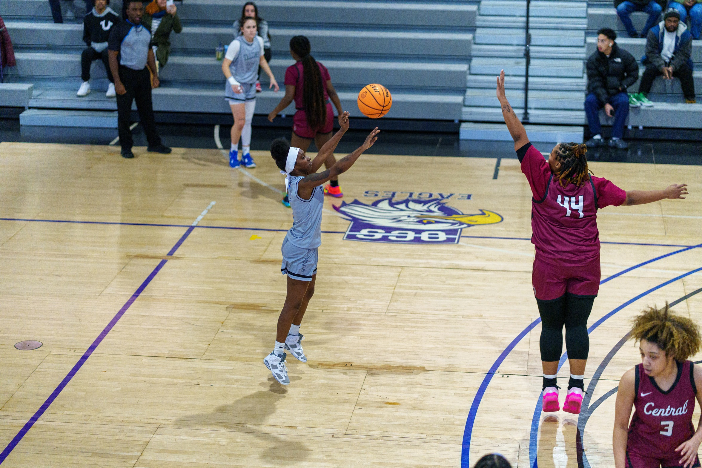 Lady Falcons Earn First Win over Central Christian