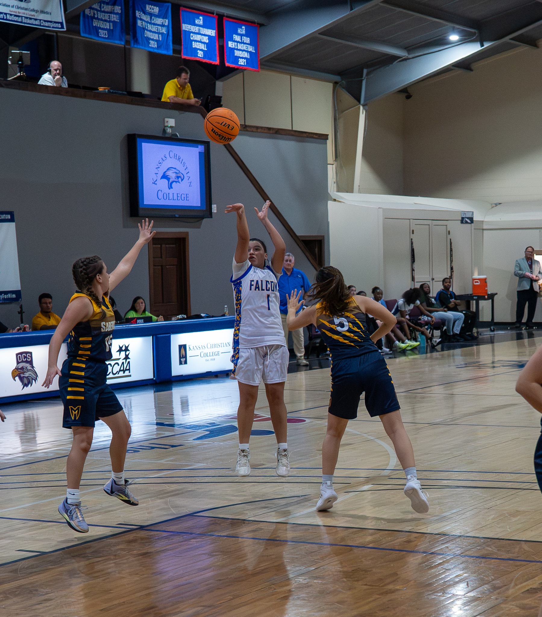 Lady Falcons Earn First Road Win