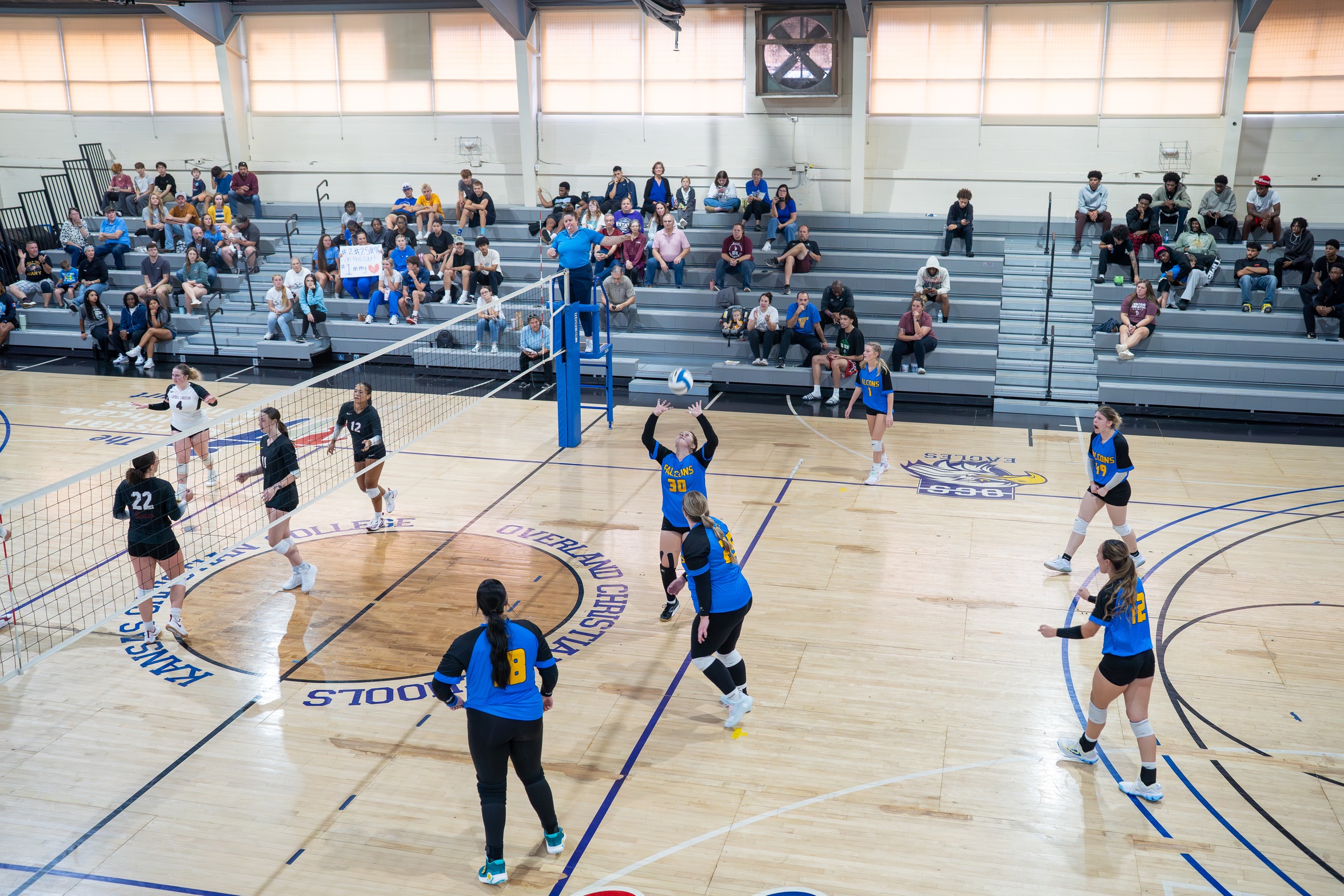 Falcon Volleyball Wins First Sets at Home